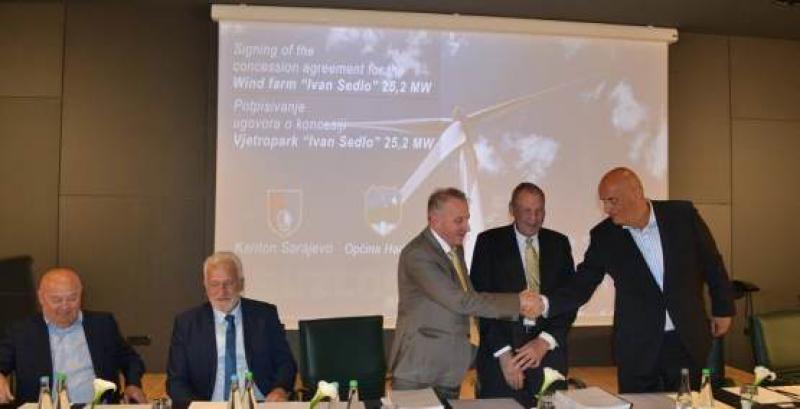 與Suzlon簽署特許經(jīng)營協(xié)議，建設25.2兆瓦風電場