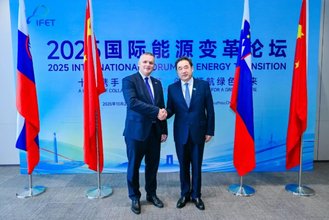 國家能源局主要負責人會見斯洛文尼亞環境、氣候和能源部部長