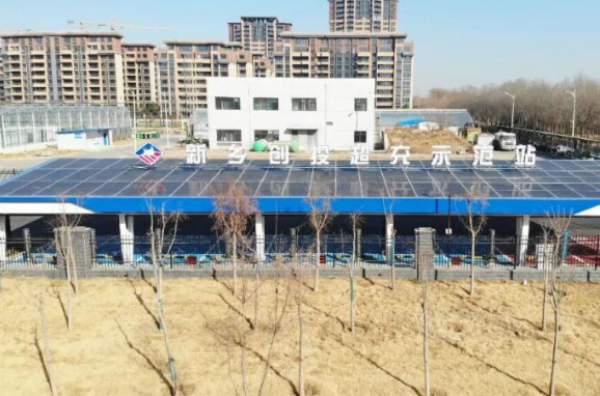 一秒一公里！河南新鄉創投首座新能源超充充電站建成投運