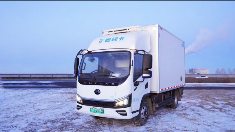 低溫+高海拔！未勢能源聯合宇通輕卡，完成極端復雜工況測試驗證